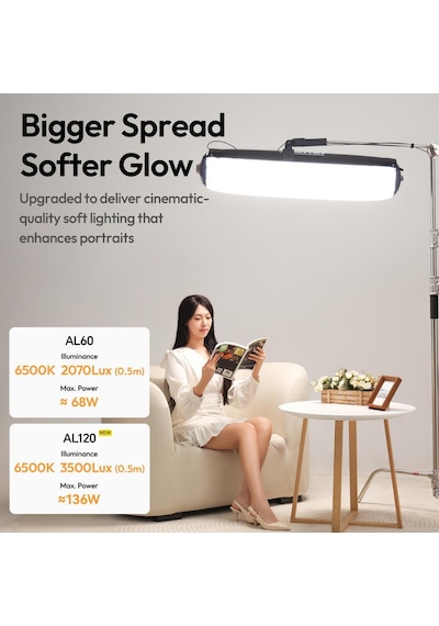 Ulanzi Al120 120w Bi-color Led Air Tube Işık L097