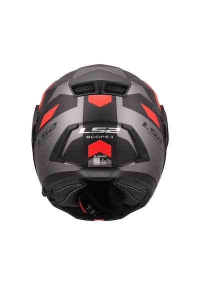Ls2 Scope 2 Durıa Mat Siyah-kırmızı Kask