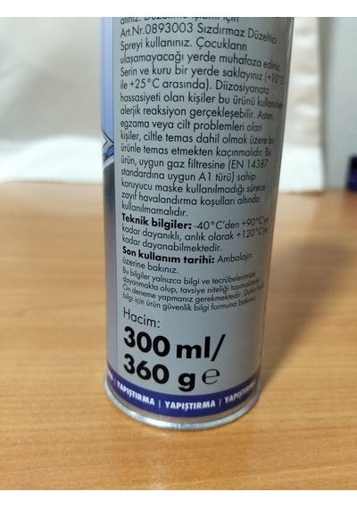 Würth Yapıştırıcı-sızdırmaz Beyaz 300 Ml