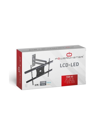Pm-43 Led/lcd/plazma Kilitli Askı Aparatı Pwr-h43 Çok Renkli