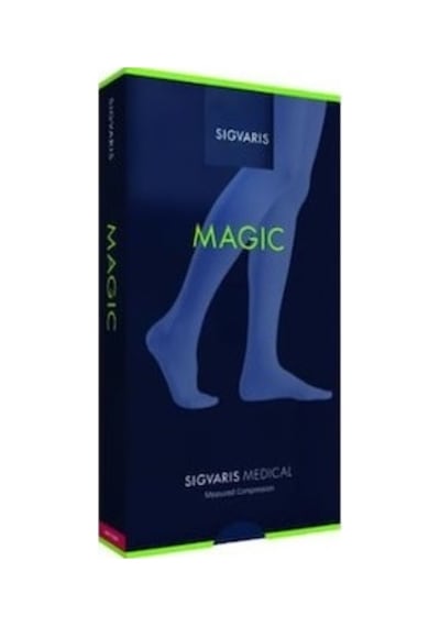 Sigvaris Magic Diz Altı/Diz Altı Varis Çorabı (Mg-1 Düşük Basınç) Siyah CCL1 XS +Plus Açık Normal