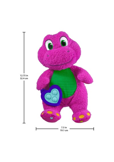 Barney Pelüş Oyuncağı, 2 Yaş Ve Üzeri Çocuklar İçin Etkileşimli Aktiviteler Ve Farklı Dokular İle 32 Cm'lik Fi Genel