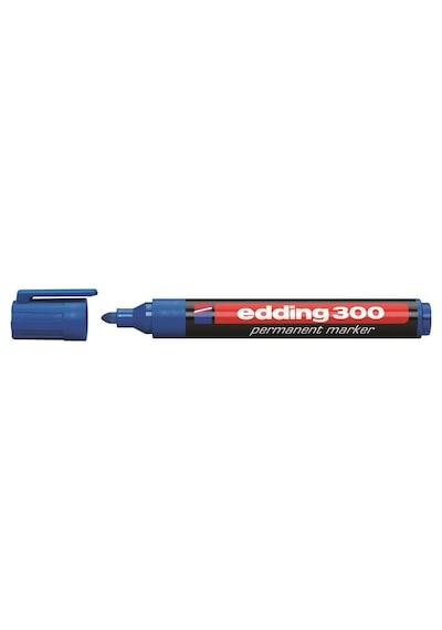 Edding 300 Mavi Permanent Marker Kalem Mavi