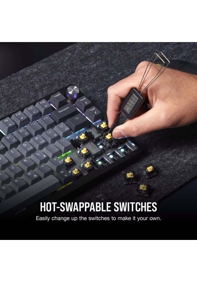 K65 Plus Wireless Rgb %78 Mekanik Klavye Ch-91d401l-tr