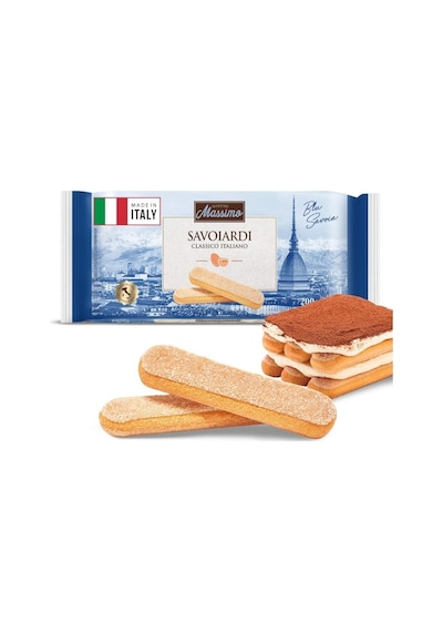 Chacha Home Savoiardi Orijinal İtalyan Kedi Dili Bisküvi 200 Gr - Premium Tiramisu Ve Pasta Bisküvisi