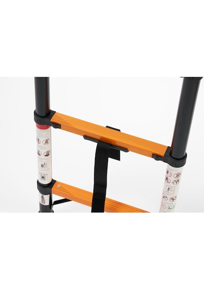 Cardilife 2 Metre Teleskopik Çelik Merdiven 200 Cm'ye Kadar