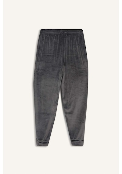 Defacto Regular Fit Cepli Kadife Pijama Altı F4672ax25wnar138 Antrasit