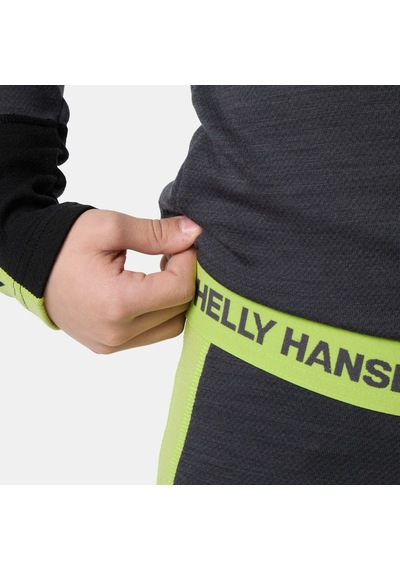Helly Hansen Jr Lıfa Merıno Mıdweıght Termal İçlik Takım Gri