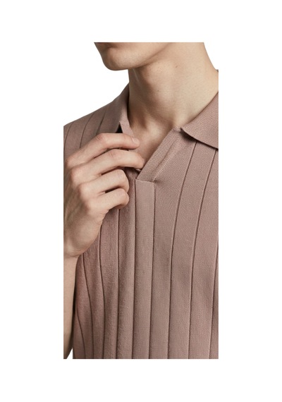 Anthony Jackson Premium Erkek Triko Polo Yaka T-shirt Ravello Kahverengi