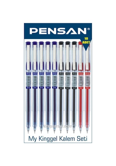 My King 0.5 Mm Jel Kalem Seti 10 Adet Çok Renkli