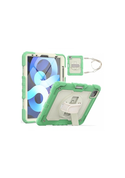 Apple İpad Pro 11 2020 Kılıf Strap New Tablet Kapak - Yeşil Arka Kapak