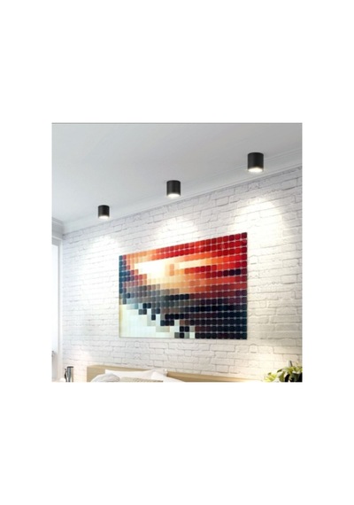 Ct-5421 Foça 7 Watt Ledli Siyah Bakır Renk Sıva Üstü Dekoratif Spot Günışığı Ledli Diğer