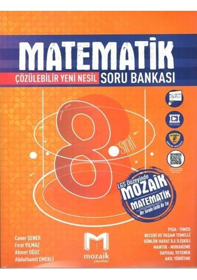 Mozaik Yayınları 8. Sınıf Matematik Soru Bankası (553701816)