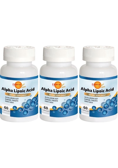 Force Nutrition Alfa Lipoik Asit 3x60 Kapsül Alpha Lipoic Acid