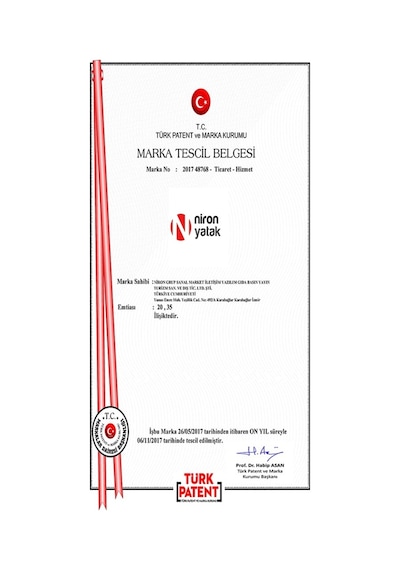 Nironyatak Luna Yatak Baza Başlık Seti 100 x 200 CM Cm Tek Kişilik Ortopedik Set