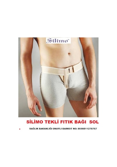 Sol Taraf Kasık Fıtığı Korsesi Kemeri Kuşağı