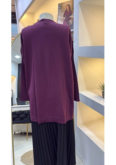 Nuss Triko Tunik Vişne K116