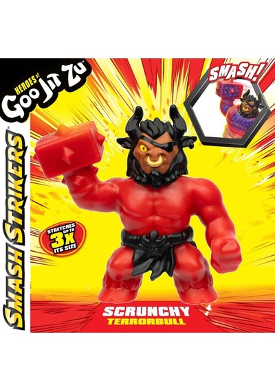Goojitzu Smash Strikers Tekli Figür Paketi Scrunchy Terrorbull Gjt57000-4