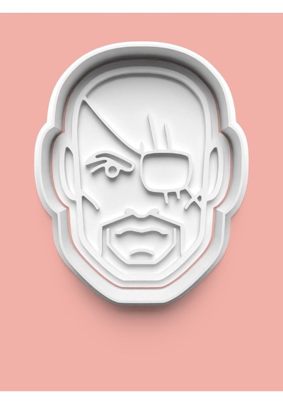 Nick Fury Figürü Kurabiye Kalıbı Ve Şeker Hamuru Kalıbı
