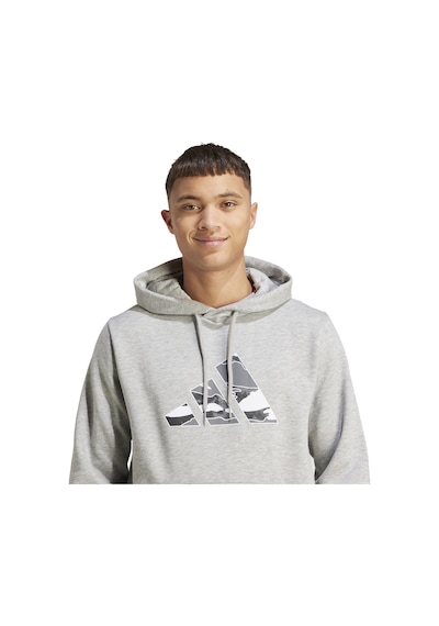 Adidas Erkek Kapüşonlu Sweatshirt M Camo 3b Hd Jm6377 Gri