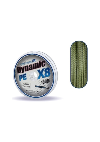 Captain Dynamic Soft Pe 8 Örgü İp Misina 100mt Yeşil 0 10 Mm