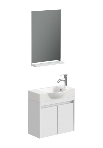 Aqua Bagno Minizia Banyo Dolabı 55 X 32 Cm. Beyaz,lavabo Dahil Abs.50.35.01.03 Aqua Bagno Minizia Banyo Dolabı 55 X 32 Cm. Beyaz,lavabo Dahil Abs.50.35.01.03