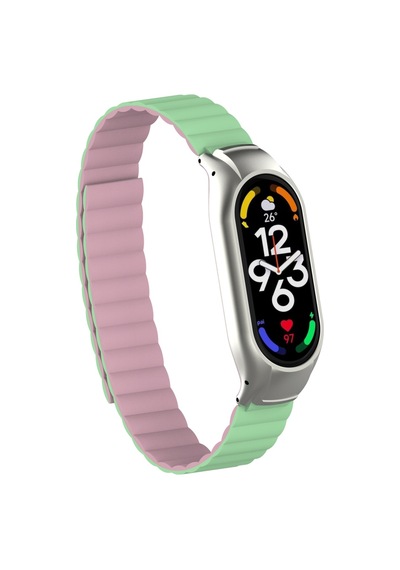 Xiaomi Mi Band 7 Uyumlu Krd-69 Nrtk Kordon-açık Yeşil