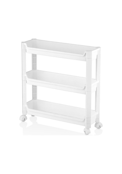 Urve Ur-3586 Rafty 3 Katlı Tekerlekli Sepet Organizer Raf Ünitesi 465x145x480 Mm Diğer