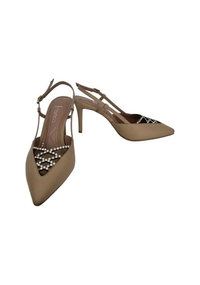 Kemal Tanca 871 8362 Kadın Topuklu Stiletto Bej