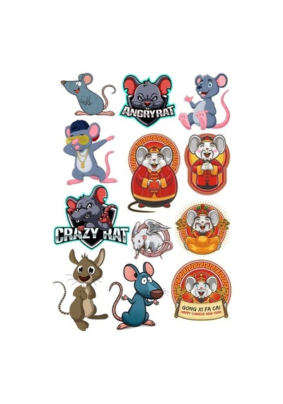Fae Sticker Set-3 13 Parça Telefon, Tablet, Defter, Laptop Sticker