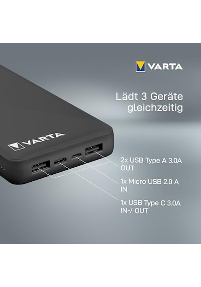 Power On Demand Power Bank 20.000 Mah