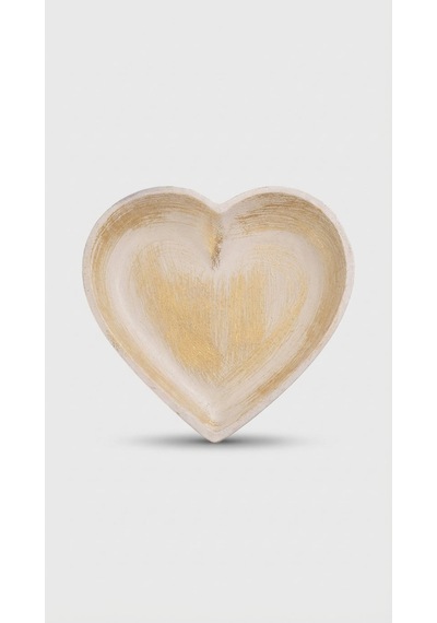 Aurea Heart Obje 23 23 Cm