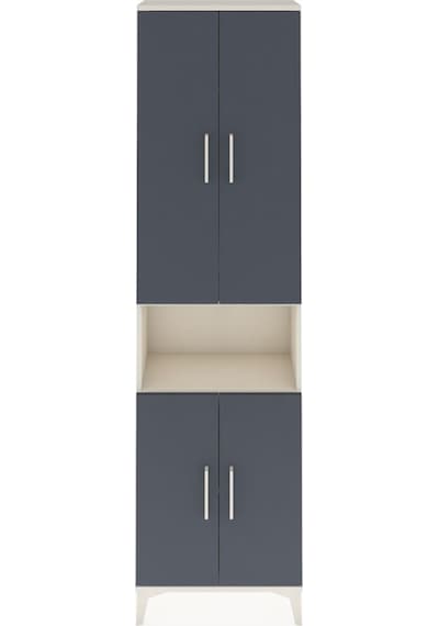 Arges Dolap 3 Raflı 4 Kapaklı Tek Askılı 60x30x221 Aytaşı-ant... Aytaşı