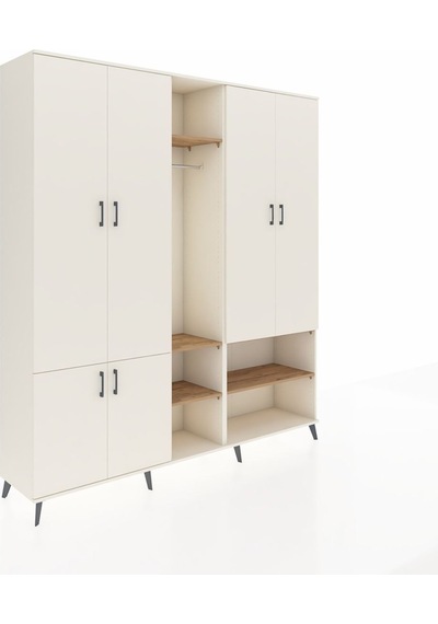 Hyperion Dolap 15 Raflı 5 Kapaklı Tek Askılı 220x44x243 Aytaşı-aytaşı/çam Aytası/atlas Çam Hyperion Dolap 15 Raflı 5 Kapaklı Tek Askılı 220x44x243 Aytaşı-aytaşı/çam Aytası/atlas Çam