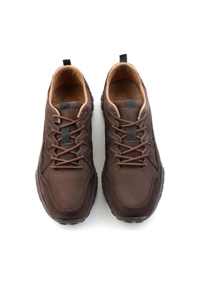 Bambi Kahve Nubuk Hakiki Deri Erkek Sneaker E01018272001