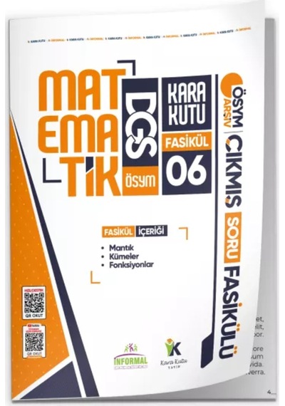 2026 DGS Matematik Kara Kutu 8li Fasikül Seti ÖSYM Çıkmış Soru Bankası Çözümlü Modüler Paket