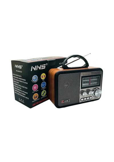 Nns Ns-8897 Orta Boy Retro, Nostaljik, Ahşap Tasarım Radyo 5570
