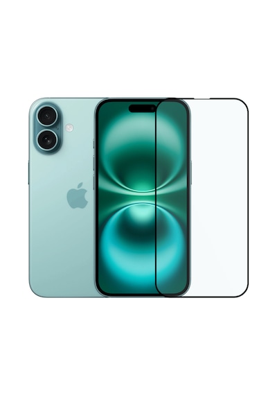 Safeus Tam Kaplayan Parmak İzi Bırakmayan Safir Ekran Koruyucu Cam , Apple Uyumlu iPhone 16 İle
