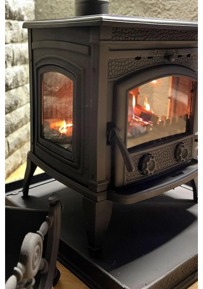 Flame Stove Fs-014yk Sirius Ultra Yan Kapaklı Pik Döküm Odun Kömür Sobası