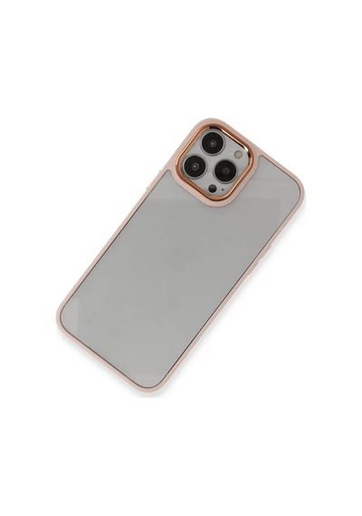 Newface Apple İphone 14 Pro Max Kılıf Dora Kapak - Pudra