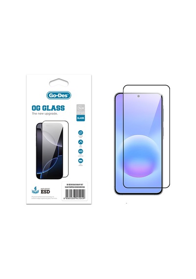 Galaxy A57 Go Des Og Glass Antistatik Temperli Cam Ekran Koruyucu Şeffaf