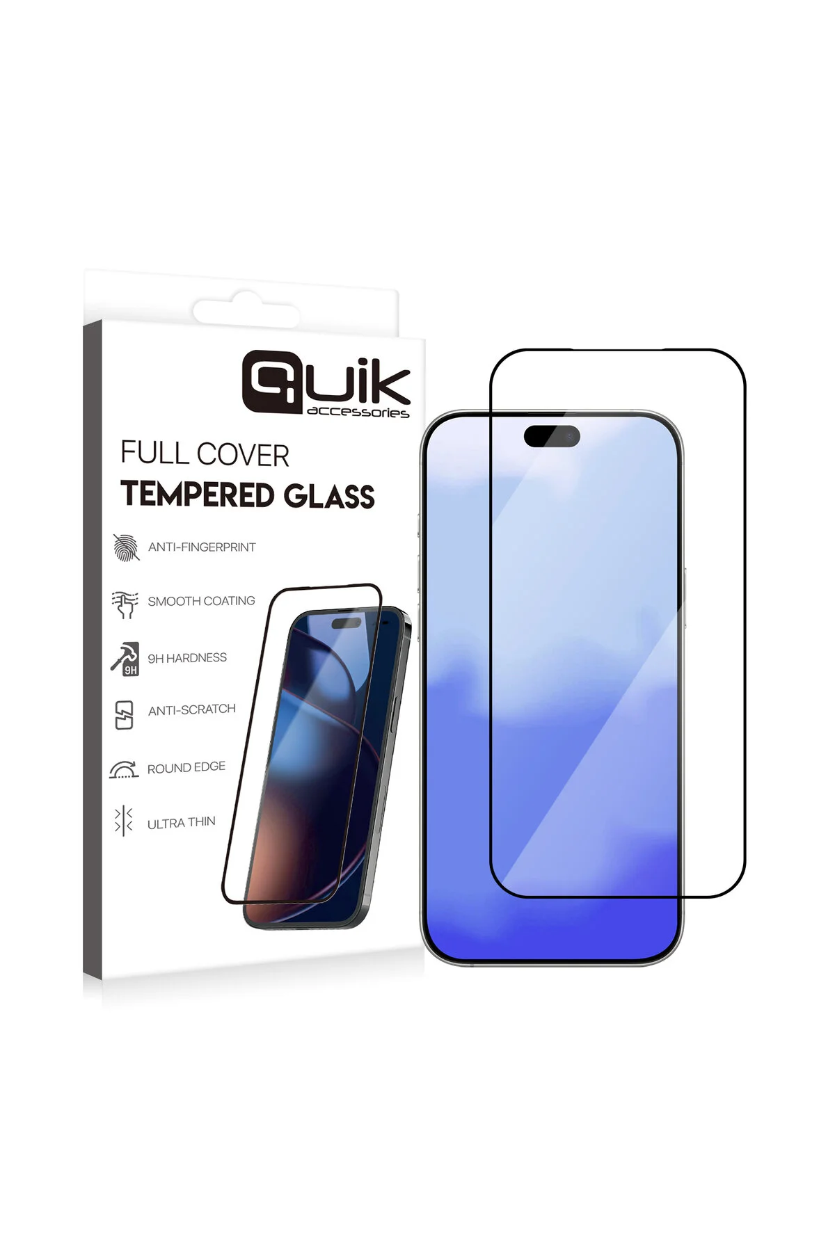 Accessories Apple Uyumlu iPhone 17 Pro Temperli Cam Ekran Koruyucu Tam Kaplama