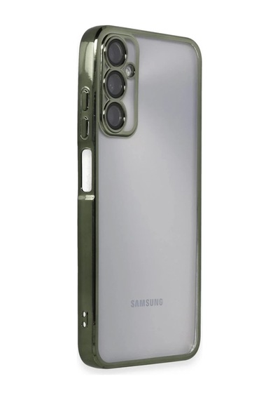 Samsung Galaxy A05s Uyumlu Kılıf Lensli Silikon - Yeşil