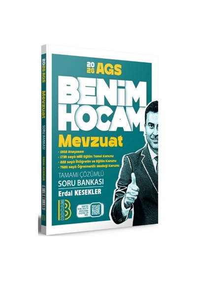 Benim Hocam 2026 Ags Mevzuat Çözümlü Soru Bankası
