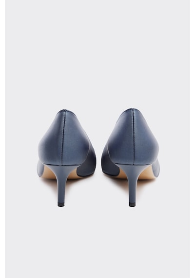 Derinet Kısa İnce Topuk Kadın Stiletto Lacivert Lacivert