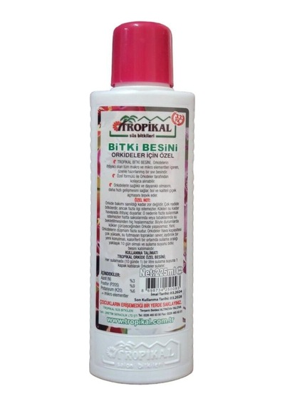 Orkide Besini Bitki Besini Sıvı Bitki Besini Gübre Orkide Gübresi Bitki Vitamini 225 Ml Diğer