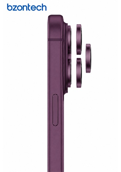 İphone 18 Pro / İphone 18 Pro Max Uyumlu Kamera Lens Koruyucu Bordo