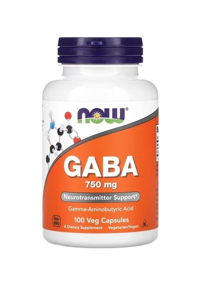 Now Foods Gaba 750 Mg 100 Vegan Kapsül