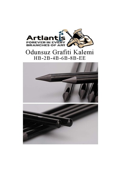 Odunsuz Grafiti Kalemi 12 Renk Ve 6 Siyah 1 Paket Odunsuz Kömür Kalemi Füzen Çizim Eskiz Kalemi Karakalem Kalemi