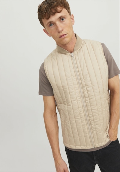 Jack & Jones Suya Dayanaklı Kapitone Yelek - City 12237730 Crockery Jack & Jones Suya Dayanaklı Kapitone Yelek - City 12237730 Crockery